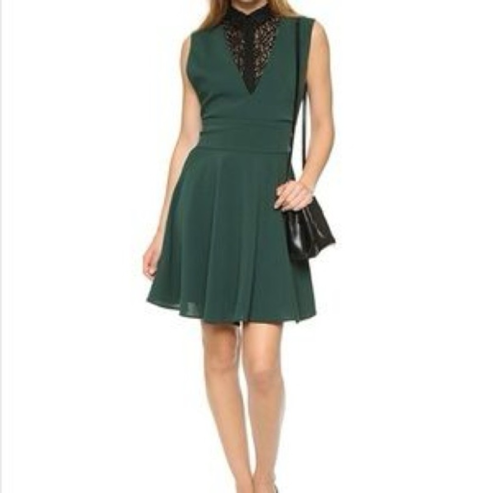 The Kooples Green Sleeveless Dress